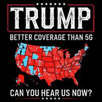 Funny Trump Better Coverage Than 5g Can You Hear Us Now Us Wool Snapback Cap