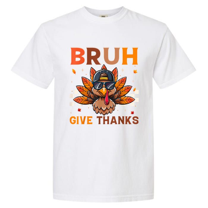 Funny Turkey Bruh Meme Thanksgiving Garment-Dyed Heavyweight T-Shirt