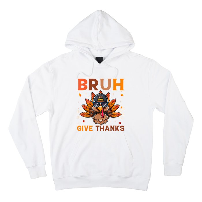 Funny Turkey Bruh Meme Thanksgiving Hoodie