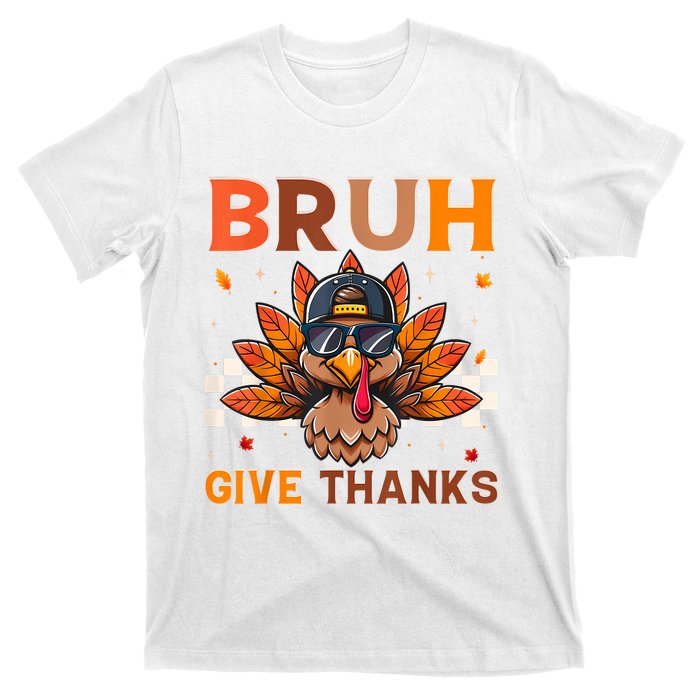 Funny Turkey Bruh Meme Thanksgiving T-Shirt