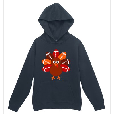 Football Turkey Balls Thanksgiving Urban Pullover Hoodie