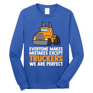 Funny Trucker Big Rig Semi Trailer Truck Driver Cool Gift Long Sleeve Shirt