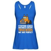 Funny Trucker Big Rig Semi Trailer Truck Driver Cool Gift Ladies Essential Flowy Tank