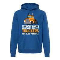 Funny Trucker Big Rig Semi Trailer Truck Driver Cool Gift Premium Hoodie