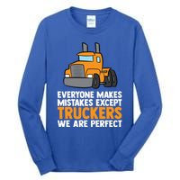 Funny Trucker Big Rig Semi Trailer Truck Driver Cool Gift Tall Long Sleeve T-Shirt