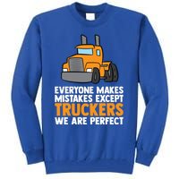 Funny Trucker Big Rig Semi Trailer Truck Driver Cool Gift Tall Sweatshirt