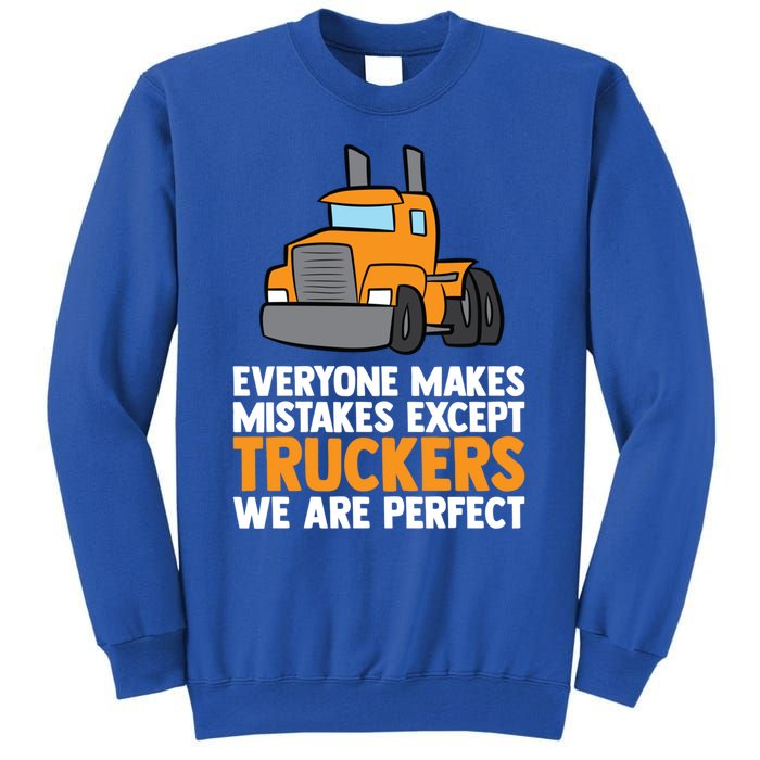 Funny Trucker Big Rig Semi Trailer Truck Driver Cool Gift Tall Sweatshirt