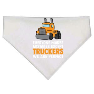 Funny Trucker Big Rig Semi Trailer Truck Driver Cool Gift USA-Made Doggie Bandana