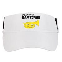 Fear The Baritones Marching Band Funny Marching Baritone Adult Drive Performance Visor