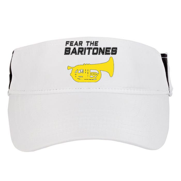 Fear The Baritones Marching Band Funny Marching Baritone Adult Drive Performance Visor