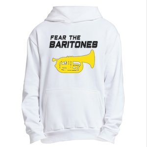 Fear The Baritones Marching Band Funny Marching Baritone Urban Pullover Hoodie