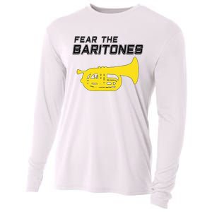 Fear The Baritones Marching Band Funny Marching Baritone Cooling Performance Long Sleeve Crew