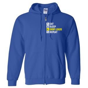 Funny Trucker Big Rig Semi Trailer Truck Driver Gift Full Zip Hoodie