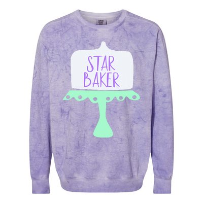 For The Baking Fan Colorblast Crewneck Sweatshirt