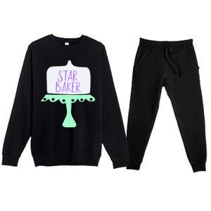 For The Baking Fan Premium Crewneck Sweatsuit Set