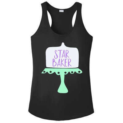 For The Baking Fan Ladies PosiCharge Competitor Racerback Tank