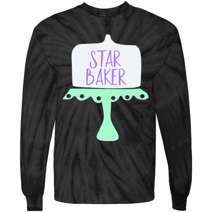 For The Baking Fan Tie-Dye Long Sleeve Shirt