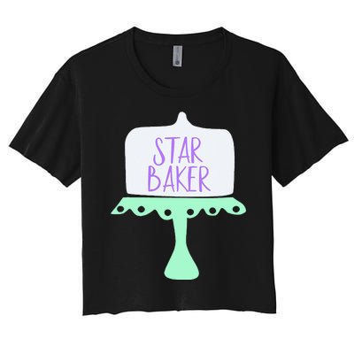 For The Baking Fan Women's Crop Top Tee