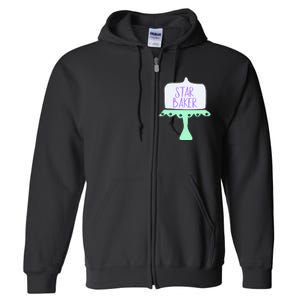 For The Baking Fan Full Zip Hoodie