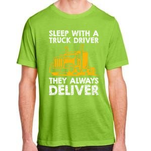 Funny Trucker Big Rig Semi Trailer Truck Driver Cute Gift Adult ChromaSoft Performance T-Shirt