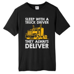 Funny Trucker Big Rig Semi Trailer Truck Driver Cute Gift Tall Fusion ChromaSoft Performance T-Shirt