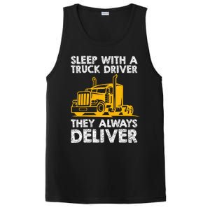 Funny Trucker Big Rig Semi Trailer Truck Driver Cute Gift PosiCharge Competitor Tank