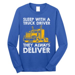 Funny Trucker Big Rig Semi Trailer Truck Driver Cute Gift Long Sleeve Shirt