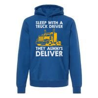 Funny Trucker Big Rig Semi Trailer Truck Driver Cute Gift Premium Hoodie