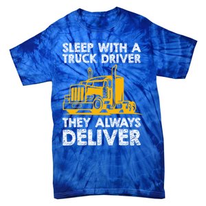 Funny Trucker Big Rig Semi Trailer Truck Driver Cute Gift Tie-Dye T-Shirt