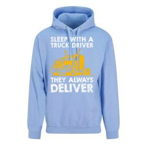 Funny Trucker Big Rig Semi Trailer Truck Driver Cute Gift Unisex Surf Hoodie