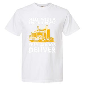 Funny Trucker Big Rig Semi Trailer Truck Driver Cute Gift Garment-Dyed Heavyweight T-Shirt