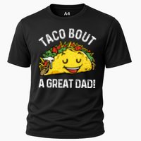 Funny Taco Bout A Great Dad Pun Tee for Taco Lovers Performance Shirt