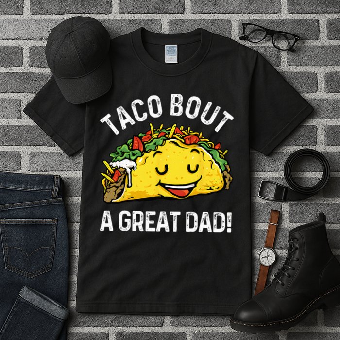 Funny Taco Bout A Great Dad Pun Tee for Taco Lovers Tall T-Shirt