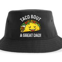 Funny Taco Bout A Great Dad Pun Tee for Taco Lovers Sustainable Bucket Hat