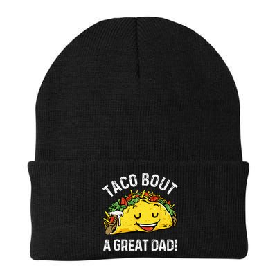 Funny Taco Bout A Great Dad Pun Tee for Taco Lovers Beanie