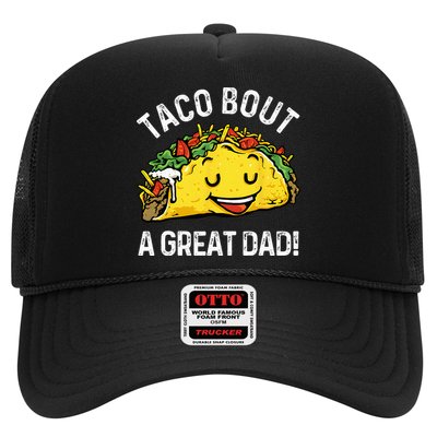 Funny Taco Bout A Great Dad Pun Tee for Taco Lovers Trucker Hat