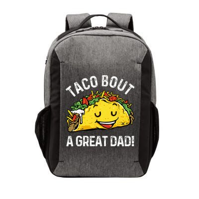 Funny Taco Bout A Great Dad Pun Tee for Taco Lovers Vector Backpack