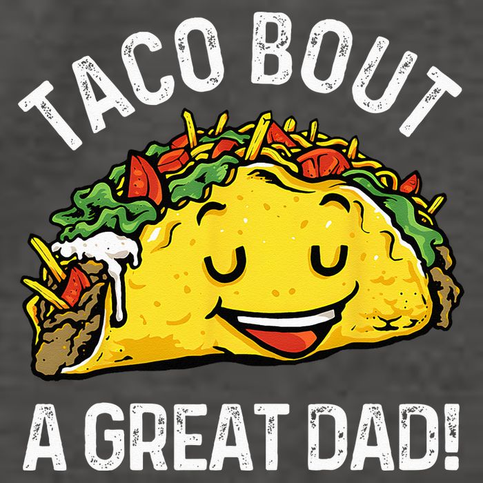 Funny Taco Bout A Great Dad Pun Tee for Taco Lovers Vector Backpack