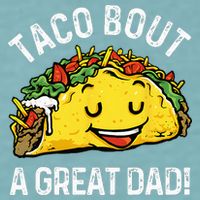 Funny Taco Bout A Great Dad Pun Tee for Taco Lovers Sueded Cloud Jersey T-Shirt