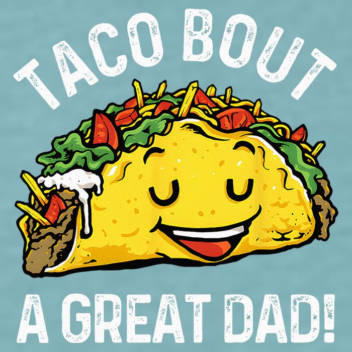 Funny Taco Bout A Great Dad Pun Tee for Taco Lovers Sueded Cloud Jersey T-Shirt