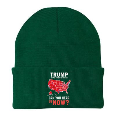 Funny Trump Better Coverage Than 5g Can You Hear Us Now Knit Cap Winter Beanie