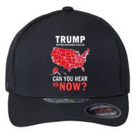 Funny Trump Better Coverage Than 5g Can You Hear Us Now Flexfit Unipanel Trucker Cap