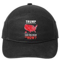 Funny Trump Better Coverage Than 5g Can You Hear Us Now 7-Panel Snapback Hat