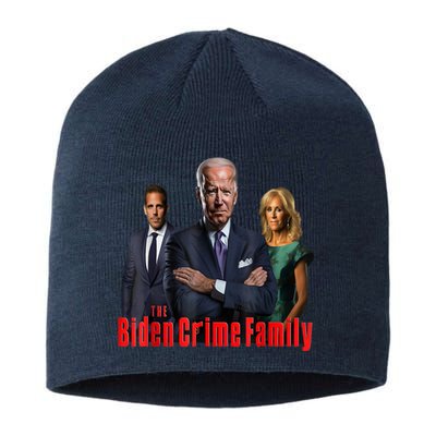 Funny The Biden Crime Family Anti Biden Liberals Democrats Sustainable Beanie