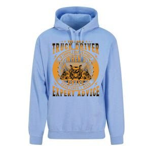 Funny Trucker Big Rig Semi Truck Driver Quote 18 Wheeler Gift Unisex Surf Hoodie