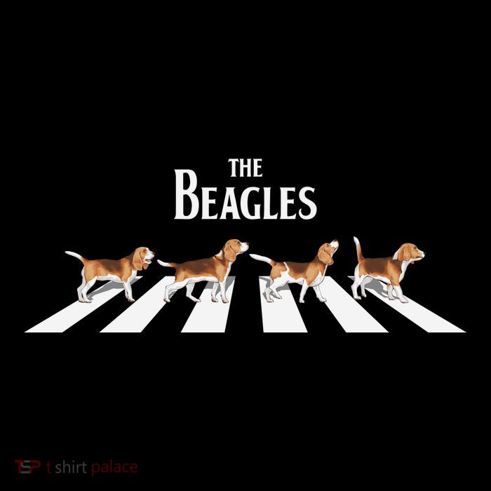 Funny The Beagles Album Spoof Tall T-Shirt
