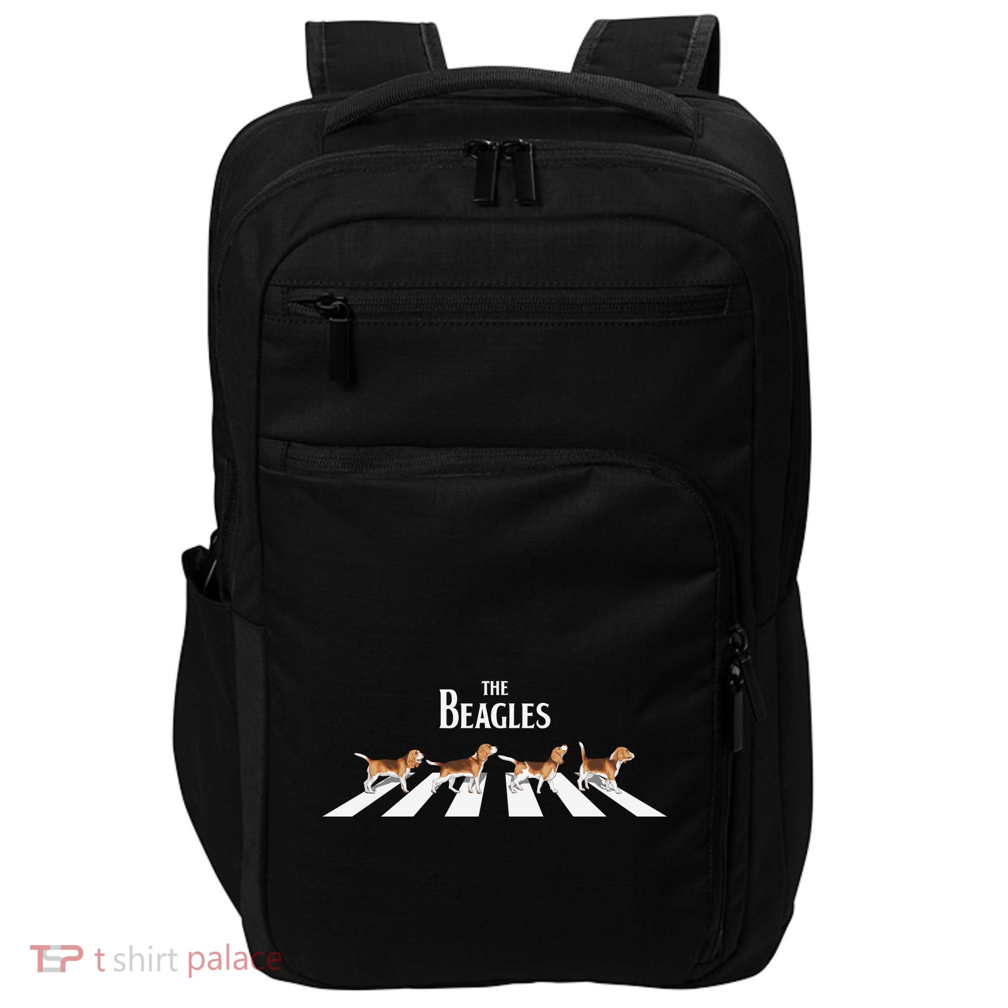 Funny The Beagles Album Spoof Impact Tech Backpack