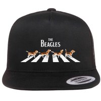 Funny The Beagles Album Spoof Flatbill Hat