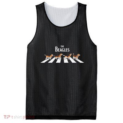 Funny The Beagles Album Spoof Mesh Reversible Basketball Jersey Tank