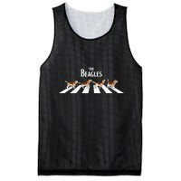 Funny The Beagles Album Spoof Mesh Reversible Basketball Jersey Tank
